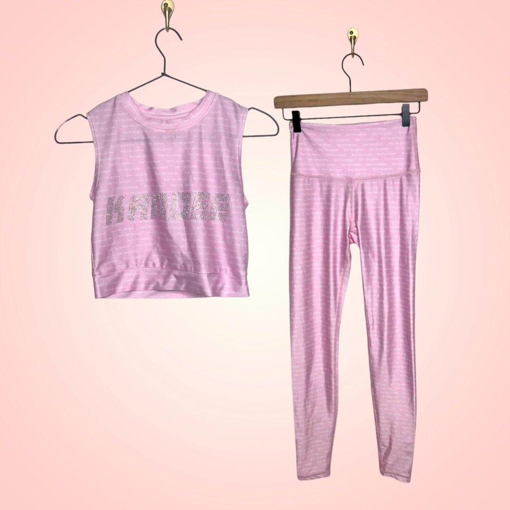 Kandee “don’t be jealous” pink custom set (Sz S)
